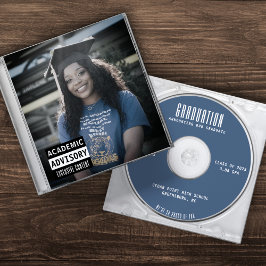 Music CD Fodral Album Cover Blue Studenten Meddelande