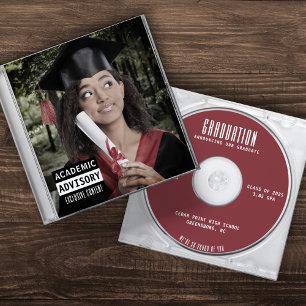 Music CD Fodral Album Cover Red Studenten Meddelande