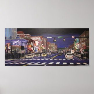 Music City Ljus Poster