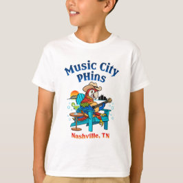 Music City Phins Kids Front Logotyp T-Shirt