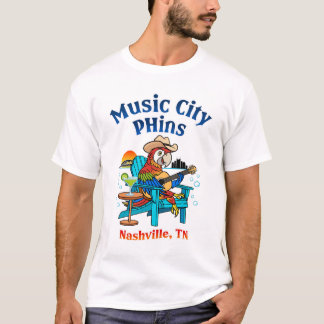 Music City Phins Manar expediFront Logotyp T-Shirt