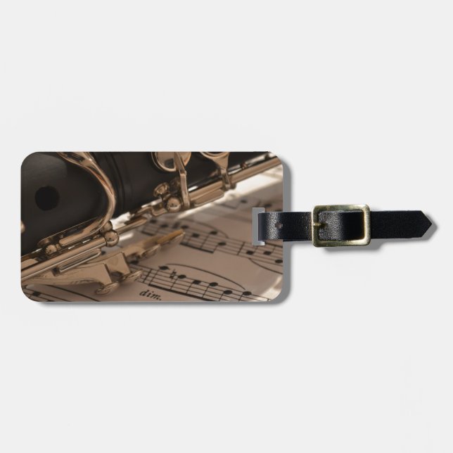 Music Clarinets Musik noter Destiny Dance Roligt Bagagebricka (Horisontell Framsida)