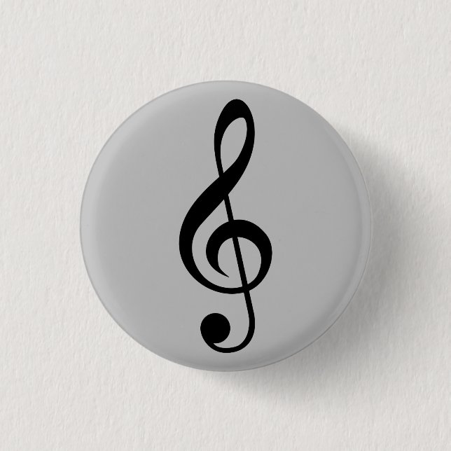 Music Clef Badge Knapp (Framsida)