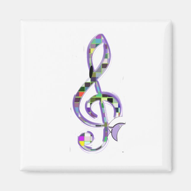 Music Clef G Magnet (Framsidan)