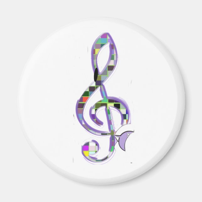 Music Clef G Magnet (Framsidan)