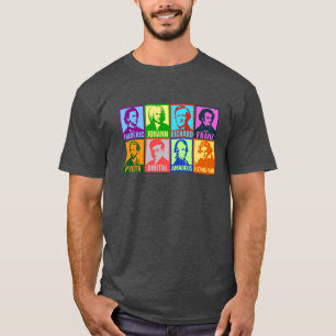 Music Composer Färgfull pop Art Musician T-Shirt