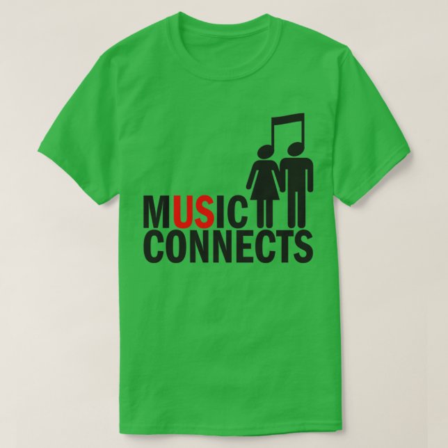 Music Connects 1 T Shirt (Design framsida)
