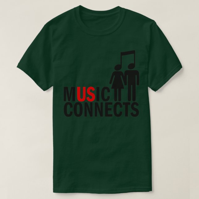 Music Connects 2 T Shirt (Design framsida)
