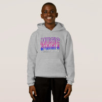 Music Connects People | Kids Pullover Hoodie