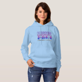 Music Connects People | Kvinnor Hoodie T Shirt