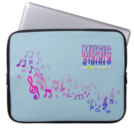 Music Connects People | Laptop sleeve 15 tum