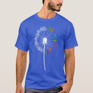 Music Dandelion-blommans musik noter-gåva T Shirt