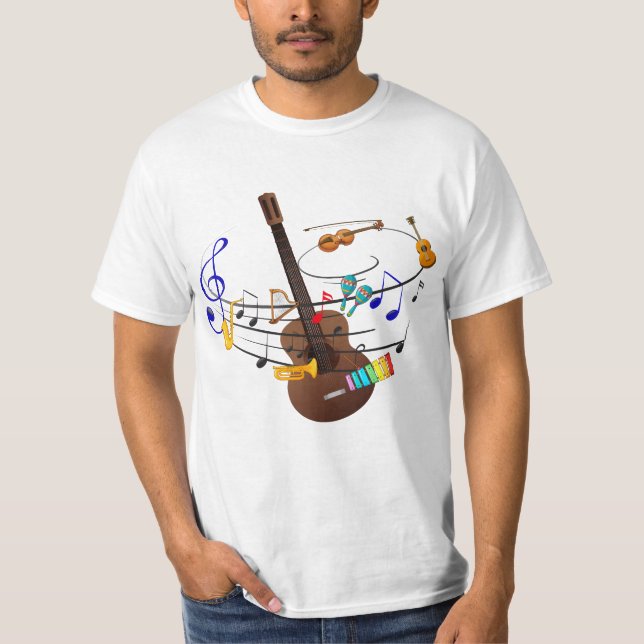 MUSIC DESIGN T-SHIRT (Framsida)