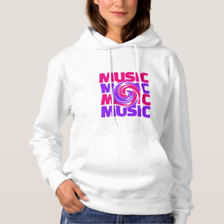Music Design Women's Hoodie T Shirt