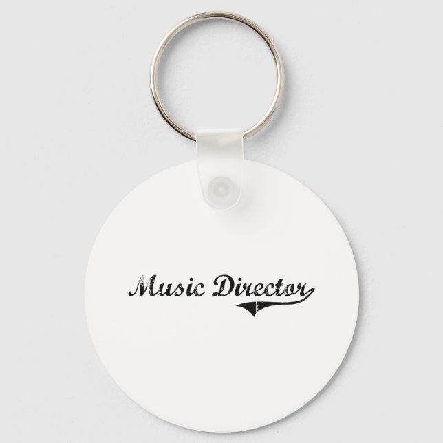 Music Director Professionell Job Nyckelring (Framsida)
