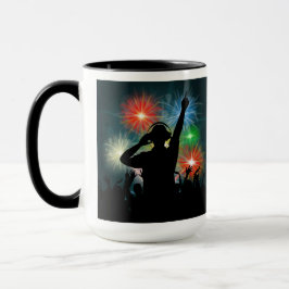 Music DJ anpassningsbar monogram muggar