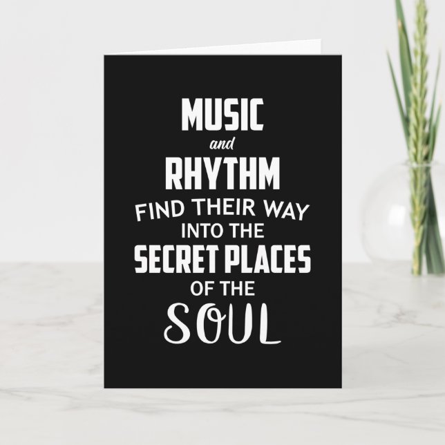 Music DJ Dance Art Hip hop Guitar Funny Gift Idea Kort (Framsida)