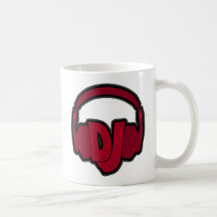 Music DJ-hörlurar Kaffemugg