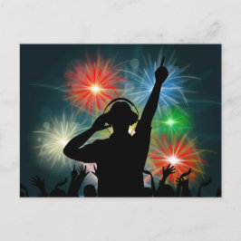 Music DJ-vykort Vykort