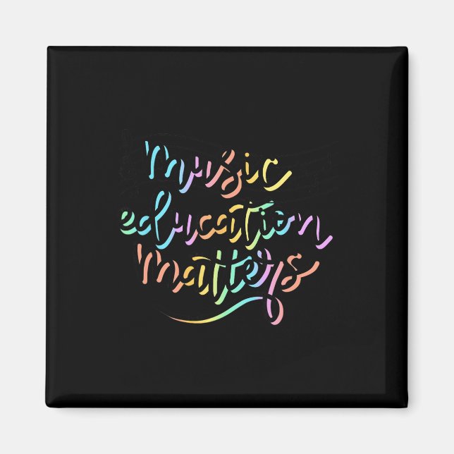 Music Education Problems Music Teacher Appreciatio Magnet (Framsidan)