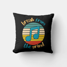 Music Eighth Note BFTG Pillow Kudde