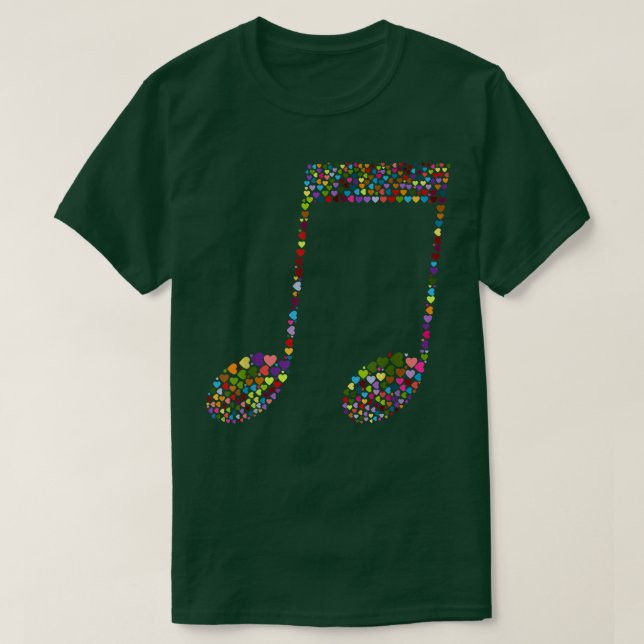 Music Equals Life Frequency Musicians Music Note18 T Shirt (Design framsida)