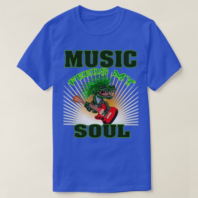 Music Feeds My Soul T Shirt (Design framsida)