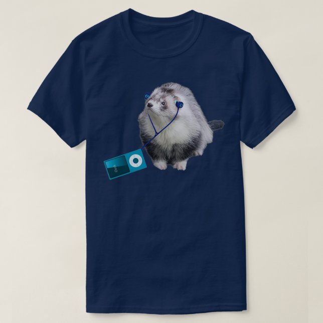 Music Ferret iDook T Shirt (Design framsida)