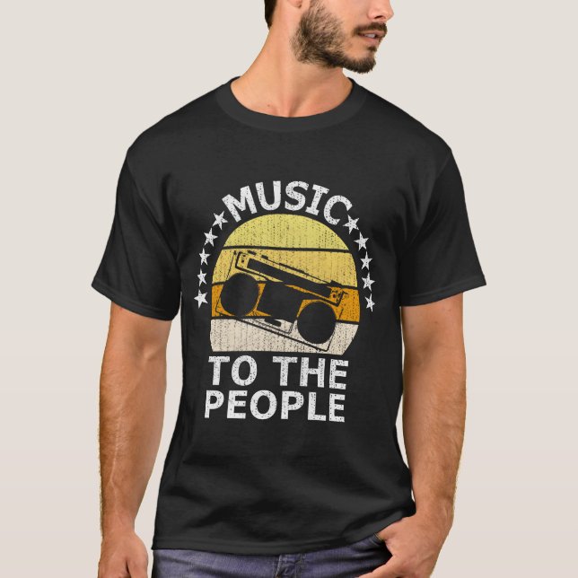 Music Festival Band-vän T Shirt (Framsida)