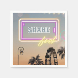 Music Festival Födelsedagsfest Consert Pappersservett