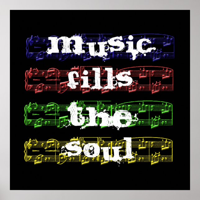 Music Fills the Soul Poster (Framsidan)
