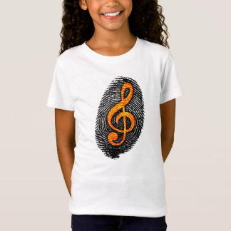 Music Fingerprint Design T Shirt