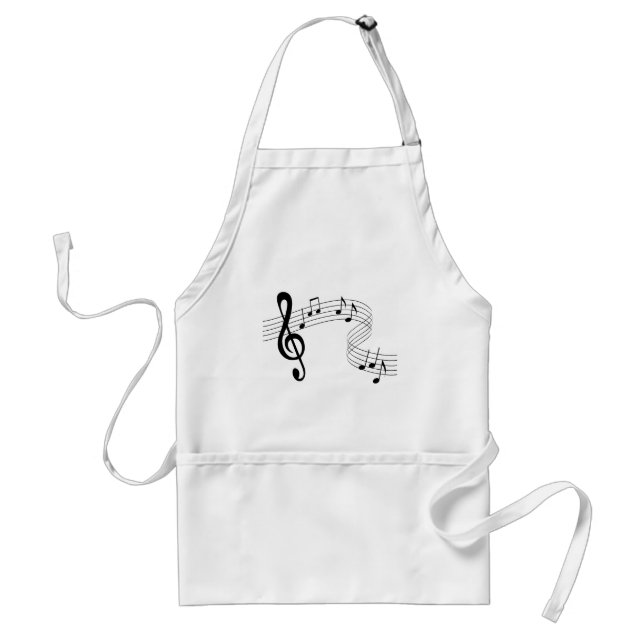 Music Flows Apron Förkläde (Framsidan)
