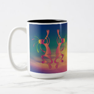 Music Flute Native American Kokopelli Coffee Kopp