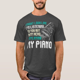Music Funny Pianist Gift Orchestra Piano T Shirt