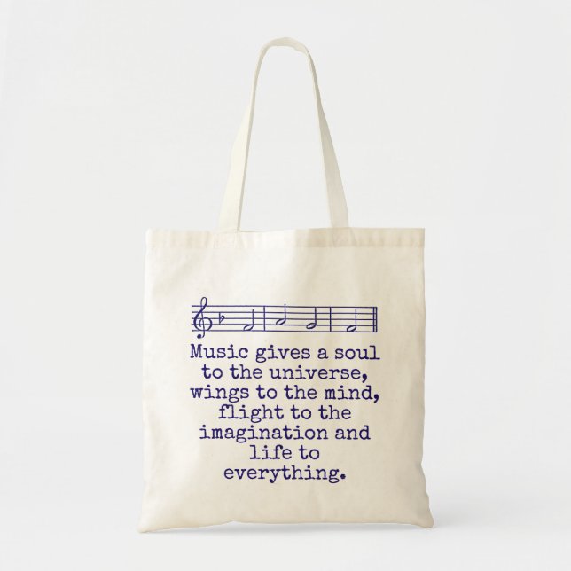 Music Ge A Soul - Musikoffert Tygkasse (Framsidan)