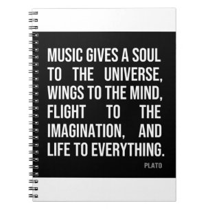 Music Ge A Soul till Universe Anteckningsbok