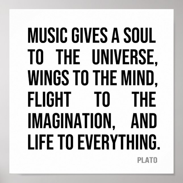 Music Ge A Soul till Universe Poster (Framsidan)