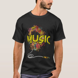 Music Genre Music är Life Music Klubb Musical Gift T Shirt