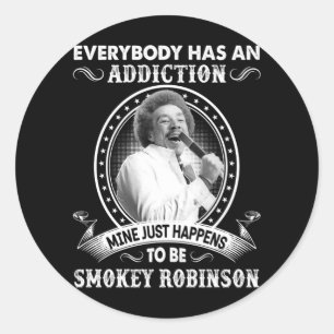 Music Gift Mine råkar bara vara Smokey Robinson Runt Klistermärke