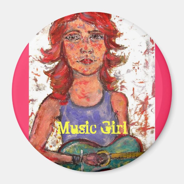 Music Girl Magnet (Framsidan)
