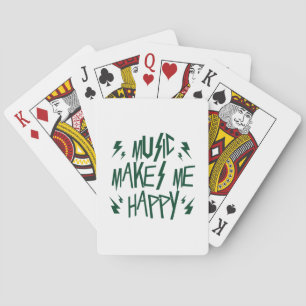 Music gör mig Lycklig Casinokort