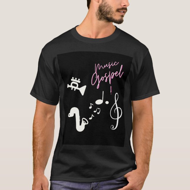 Music gospel  t shirt (Framsida)