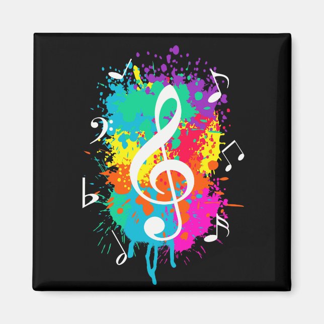 Music grunge magnet (Framsidan)