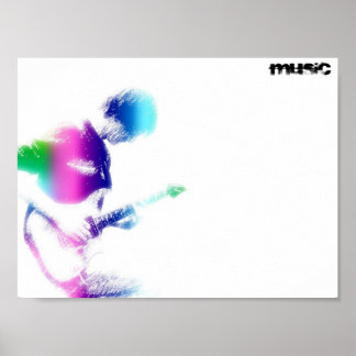 Music Guitar Poster