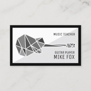 Music Guitar Teacher, Professionell Visitkort