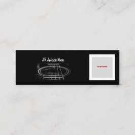 Music/Guitarist QR CODE Mini Visitkort