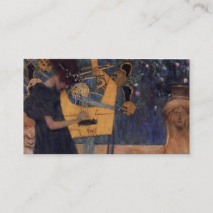 Music - Gustav Klimt Visitkort
