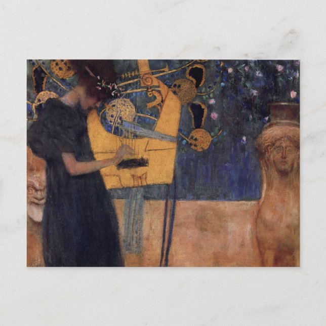 Music - Gustav Klimt Vykort (Framsida)