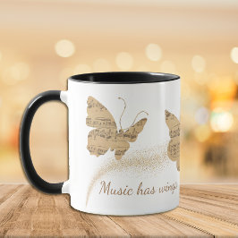 Music har Vingar Butterfly Mugg